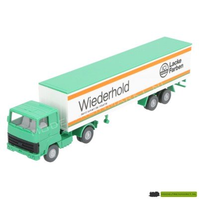 24540 Wiking Vrachtwagen met "Wiederhold Lacke Farben" Oplegger