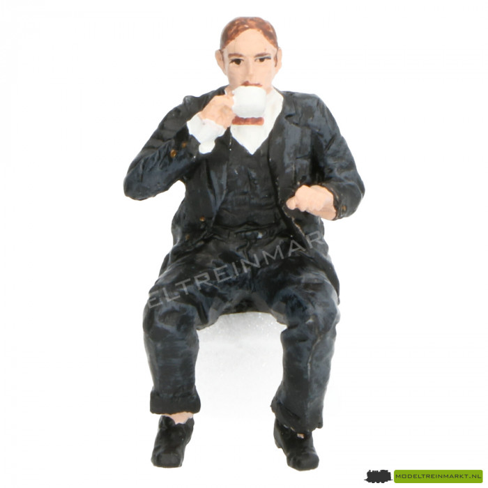 400149a km-1 kaffee klaus, zwart pak - modeltreinmarkt.nl
