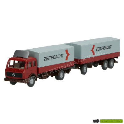 455 Wiking MB 1632 Vrachtwagen met aanhanger Zeitfracht