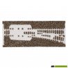92273 NOCH Merkur Styroplast Roadbed/Gleisbettung