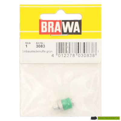 3083 Brawa Einbausteckmuffe groen