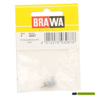 3086 Brawa Einbausteckmuffe oranje