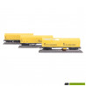 9635 LUX-Modellbau set 3 railreinigingswagens