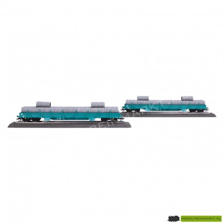 47107 Märklin Set lageboordwagens Res