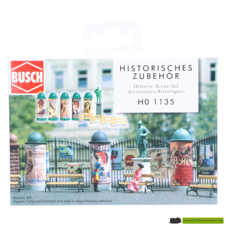 1135 Busch Historische accessoires