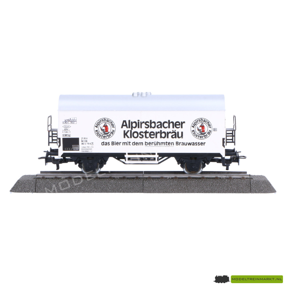 4417 Märklin Koelwagon 'Alpirsbacher Klosterbräu' - Modeltreinmarkt