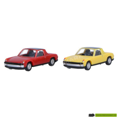 451611 Herpa Magic Porsche 914 geel en rood