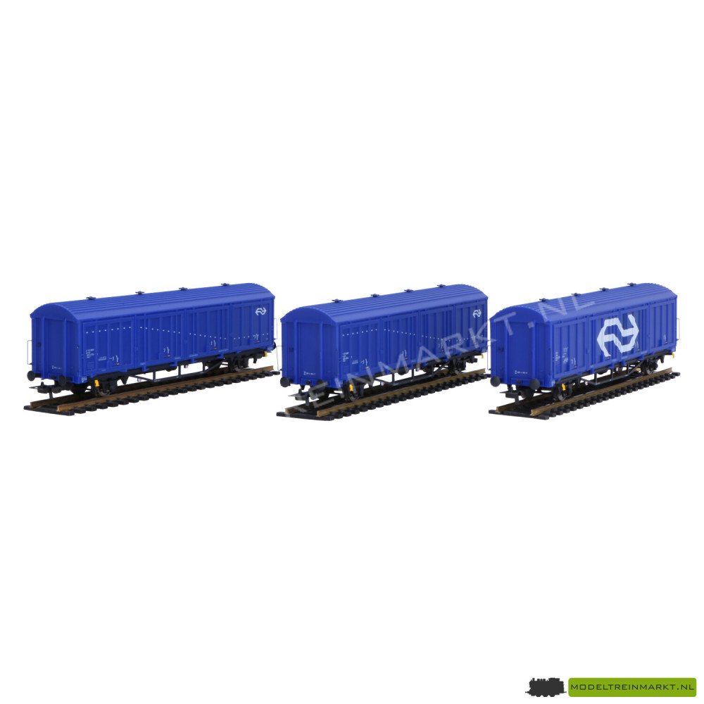 33302 Hobby trade set NS wagons type Hbis in blauw