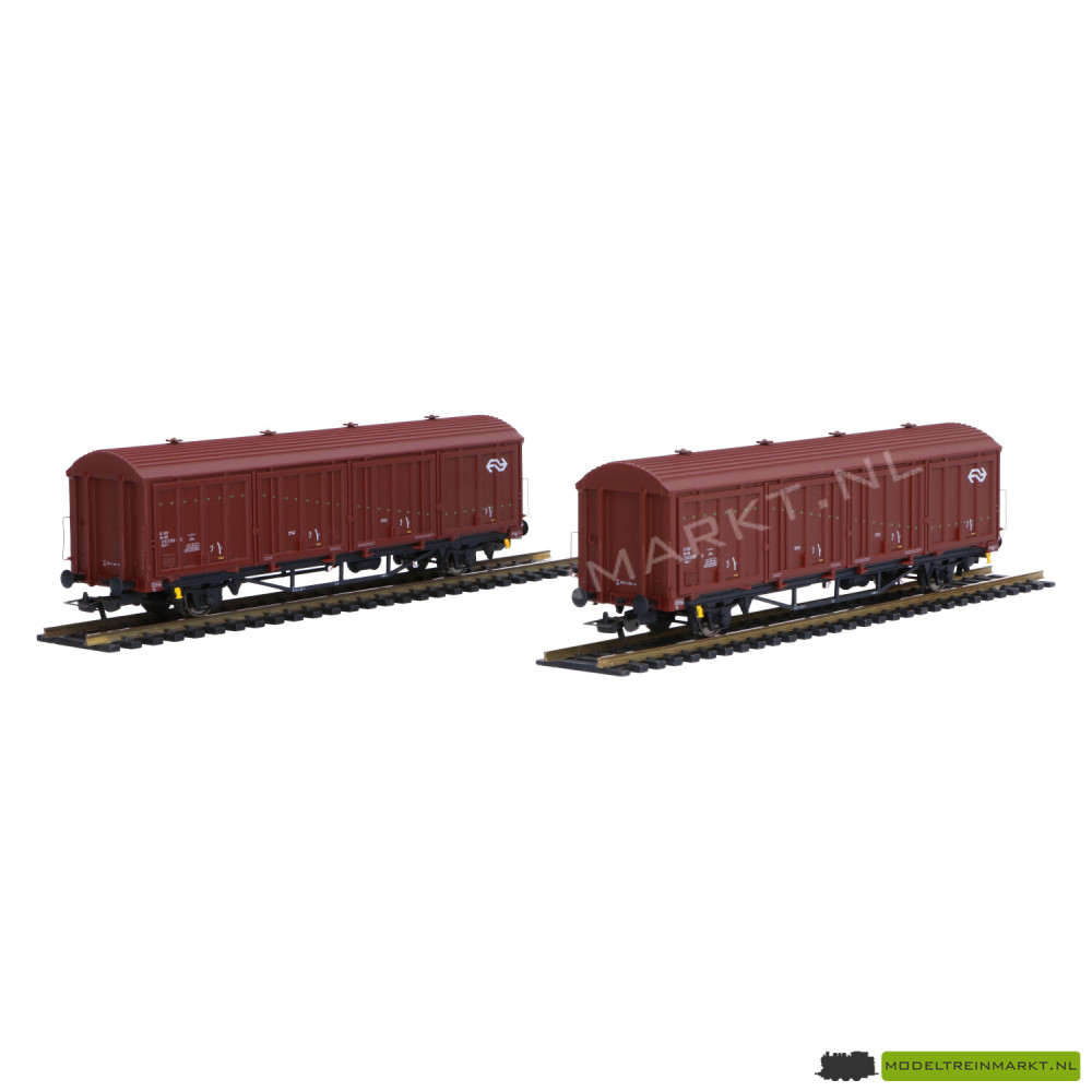 33304 Hobby trade set NS wagons type Hbis in bruin