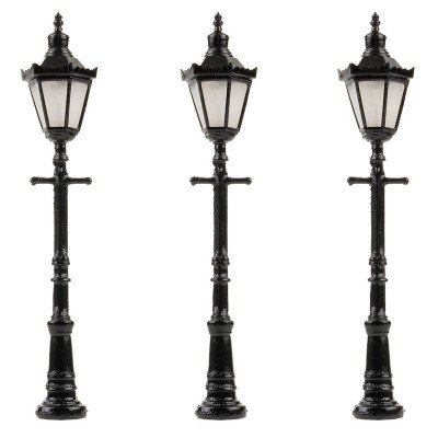 180112 Faller Parklantaarn 6-kantig LED 3 stuks