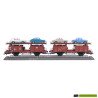 46129 Märklin Paar autotransportwagens Laaes