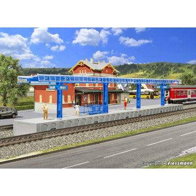39549 kibri Modern perron voor C-rails