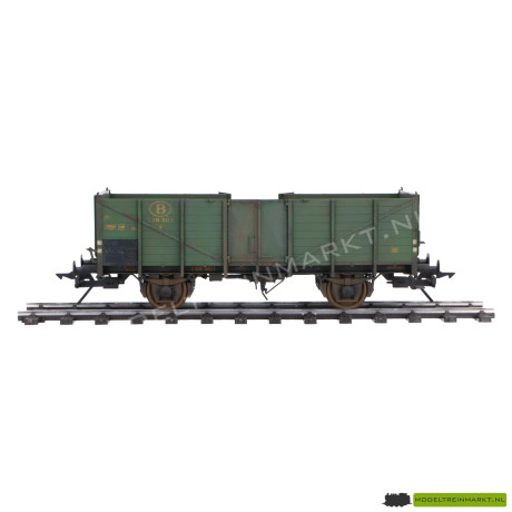 42110-10 Lenz Open goederenwagen Om 12 NMBS geweatherd