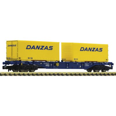 825210 K Fleischmann Containerdraagwagen 'Danzas' ÖBB