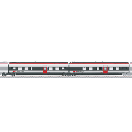 43462 Märklin Set uitbreidingsrijtuigen 2 voor RABe 501 Giruno