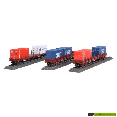 47119 Märklin Set Containerwagens NMBS