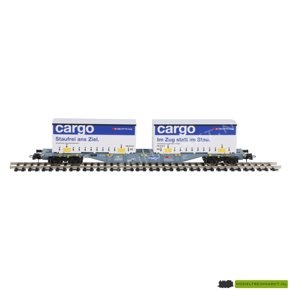 6600028 Roco Containerwagen Sgnss SBB Cargo
