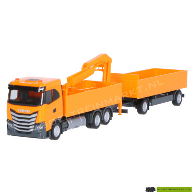 316217 Herpa Iveco S-Way ND Baustoff-Hängerzug