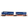 6600072 Roco Schaar-draagwagens Wascosa