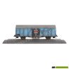 50468 Brawa Goederenwagen Gltr23 &#39;Eicher&#39; DB geweathered AC