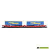 6660050 Fleischmann Doppeltaschen-Gelenkwagen T3000e, DB AG