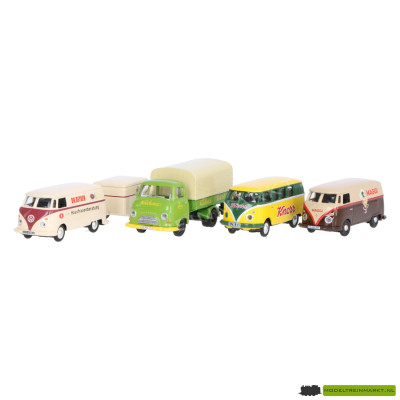 45 265 5400 Schuco Set "Starke Marken" VW T1 / Hanomag