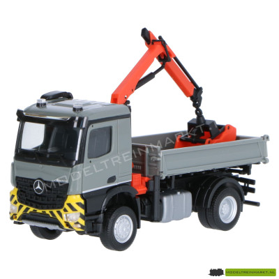 315906 Herpa MB Arocs M kipper met kraan