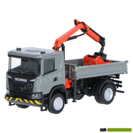 318051 Herpa Scania XT17 3-Seitenkipper mit Ladekran