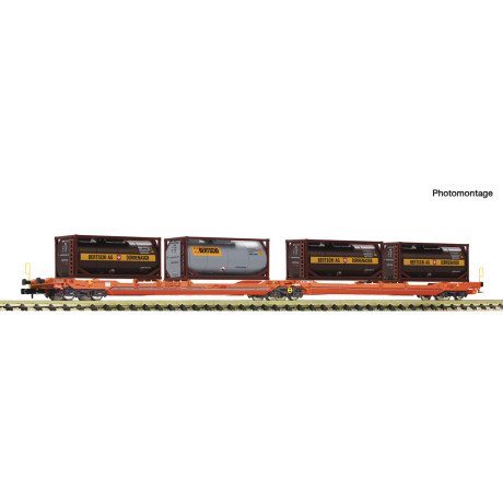6660052 Fleischmann Doppeltaschen-Gelenkwagen T3000e, Wascosa