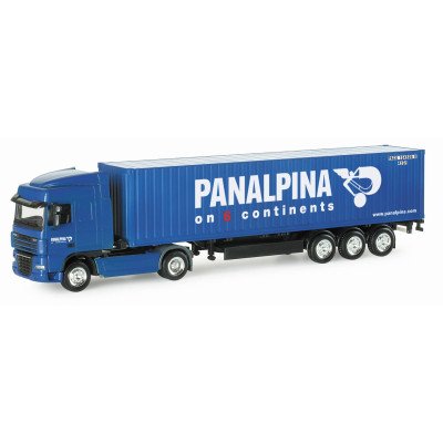 154505 Herpa DAF XF 105 SC Container-Sattelzug "Panalpina"