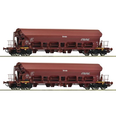 6600125 Roco Set Schwenkdachwagen, DR
