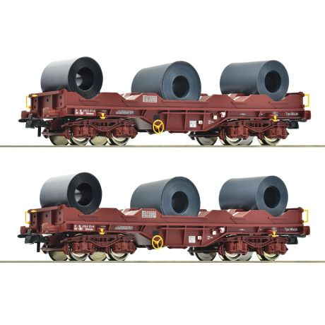 76338 Roco Set coiltransportwagens, SNCB