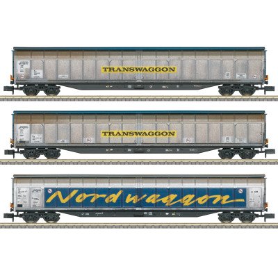 18297 Minitrix Goederenwagenset "Transwaggon" DB AG
