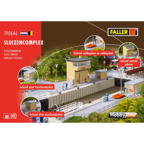 190646 Faller Sluizencomplex NL
