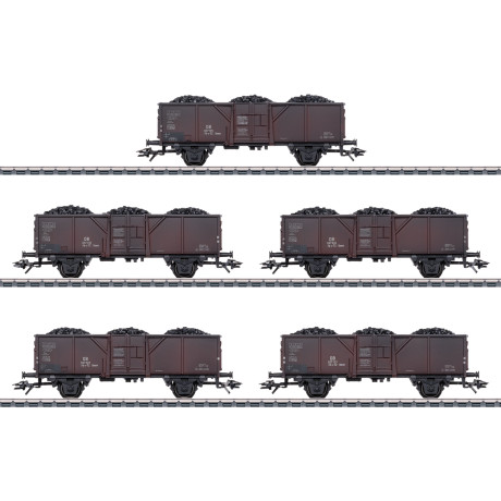 44311 Märklin Set Goederenwagens type Fd-z-72 Ommv