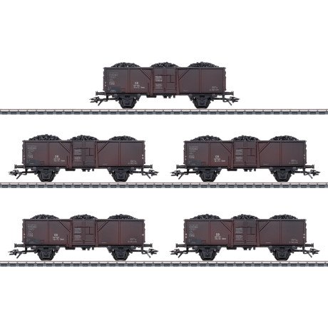 44311 Märklin Set Goederenwagens type Fd-z-72 Ommv