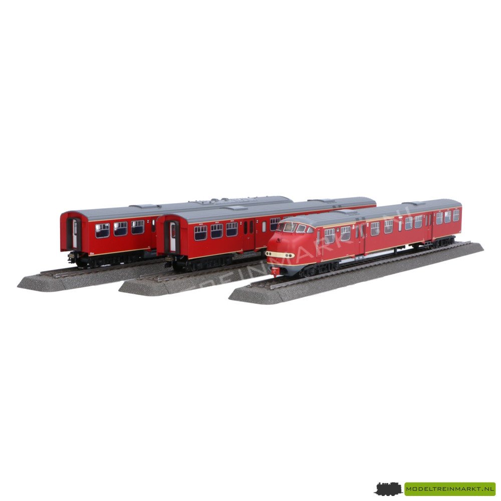 23.350.01 Artitec Elektrische treinstel NS Plan U rood AC digitaal SOUND