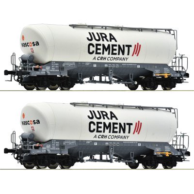 6600191 Roco Set Silowagen, Jura Cement/Wascosa