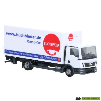 310598 Herpa MAN TGL box truck with liftgate„Buchbinder Autovermietung“