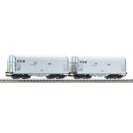 28344 Piko Set Schiebeplanenwagens ATIR Rail