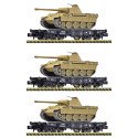 845606 Fleischmann Set zwaarlastwagens beladen met tank, DRG