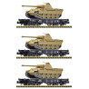 845606 Fleischmann Set zwaarlastwagens beladen met tank, DRG