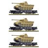 845606 Fleischmann Set zwaarlastwagens beladen met tank, DRG
