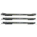 6600092 Roco Set HUPAC diepladerwagons
