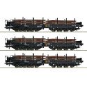 6600263 Roco Set Zwarlastwagens met belading, NS