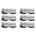 6600220 Roco Set Falns zelflosser GATX