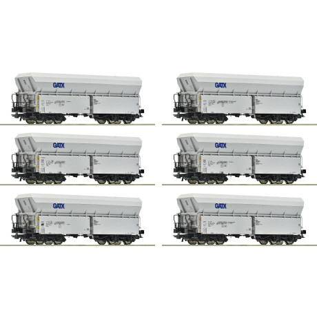 6600220 Roco Set Falns zelflosser GATX