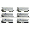 6600220 Roco Set Falns zelflosser GATX
