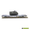 96280 Piko zwaartransportwagen Slmmps met M113-pantserpersoneelsvoertuig SBB-CFF