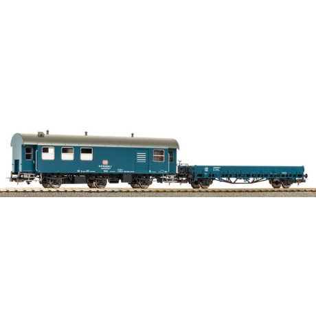 28334 Piko Set Set Umbauwagen werkplaats met platte wagon Ks DB